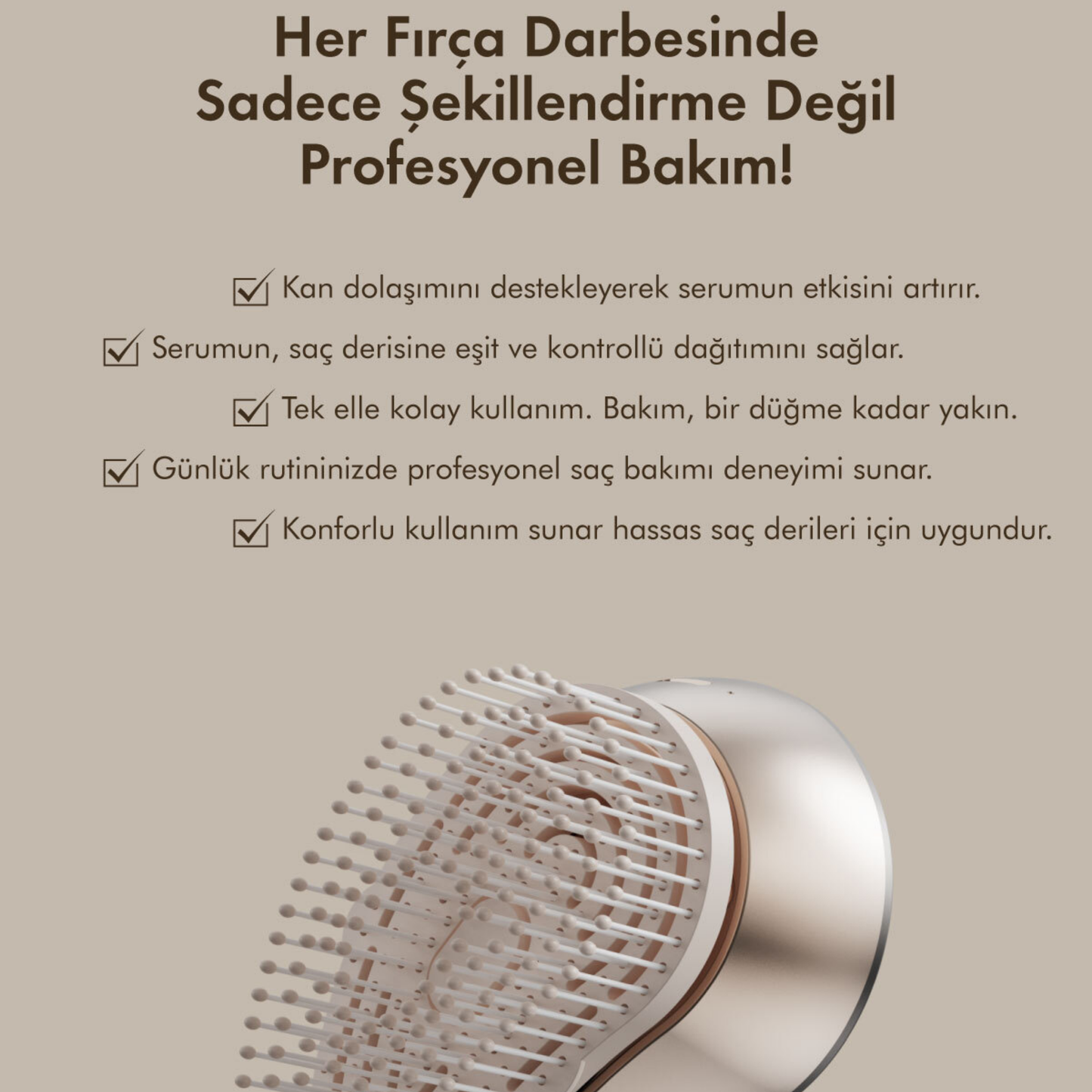 Akıllı Saç Bakım Tarağı